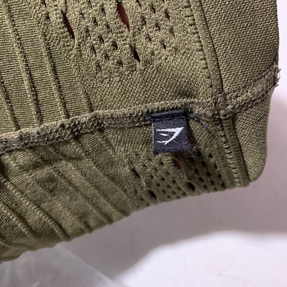 Gymshark Energy Seamless High Waisted Cropped Leggings Olive Size XS? - Picture 7 of 7
